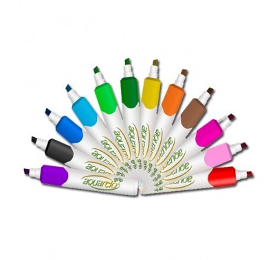 Marcador acuarelo negro Azor