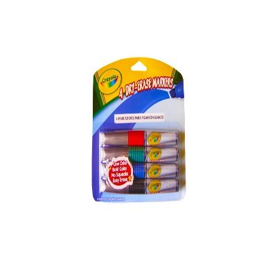 Marcador Crayola para pizarron blanco con 4 piezas