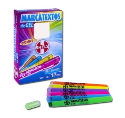 Resaltador Shely gel morado