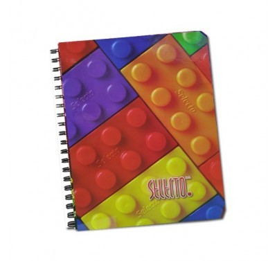 Cuaderno profesional Selecto espiral cuadro grande pasta dura 100...