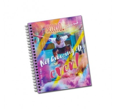 Cuaderno forma francesa Selecto espiral raya 100 hojas