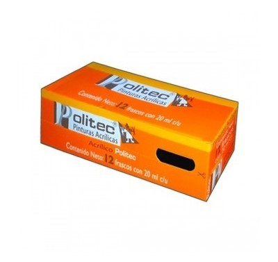 Cartel Politec magenta (342) con 12 piezas