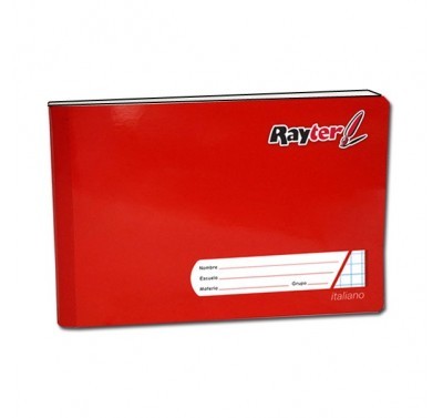 Cuaderno forma italiana Rayter cosido cuadro aleman 100 hojas