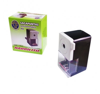 Sacapuntas semiautomatico manual Barrilito 856