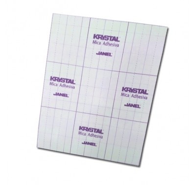 Mica adherible Janel 50*65 cm krystal