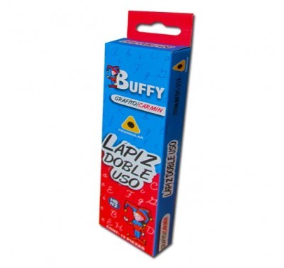 Lápiz duo Manny twin con 12 piezas