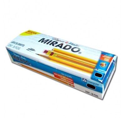 Lapiz mirado triangular con 36 piezas 2 1/2 berol