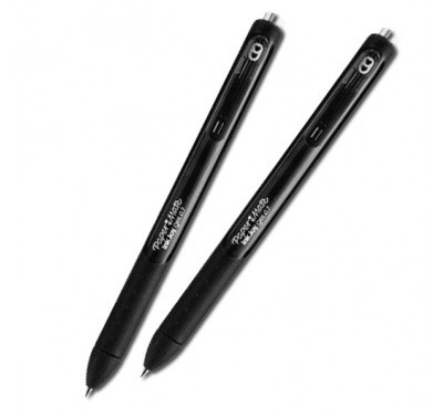 Boligrafo gel retractil Paper mate con 6 piezas negro 0.7 mm 1997183