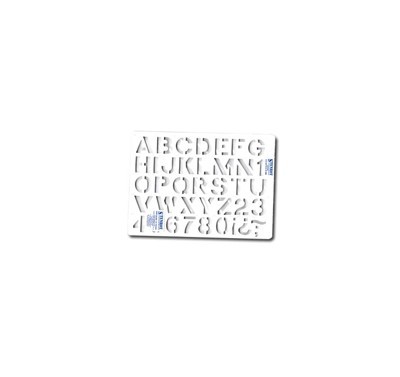 Gioser Stencil s-9 l. Gotica 3 cm. con 5 piezas