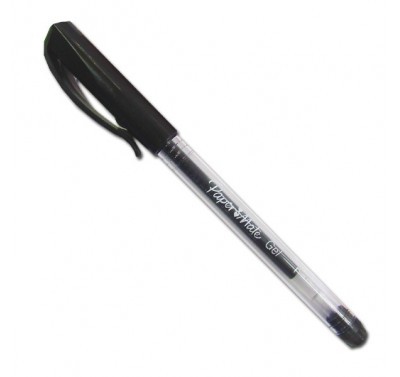 Boligrafo gel Paper mate fino con 6 piezas negro 2066236