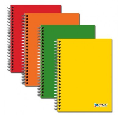 Cuaderno profesional Kyma espiral blanco 100 hojas juvenil