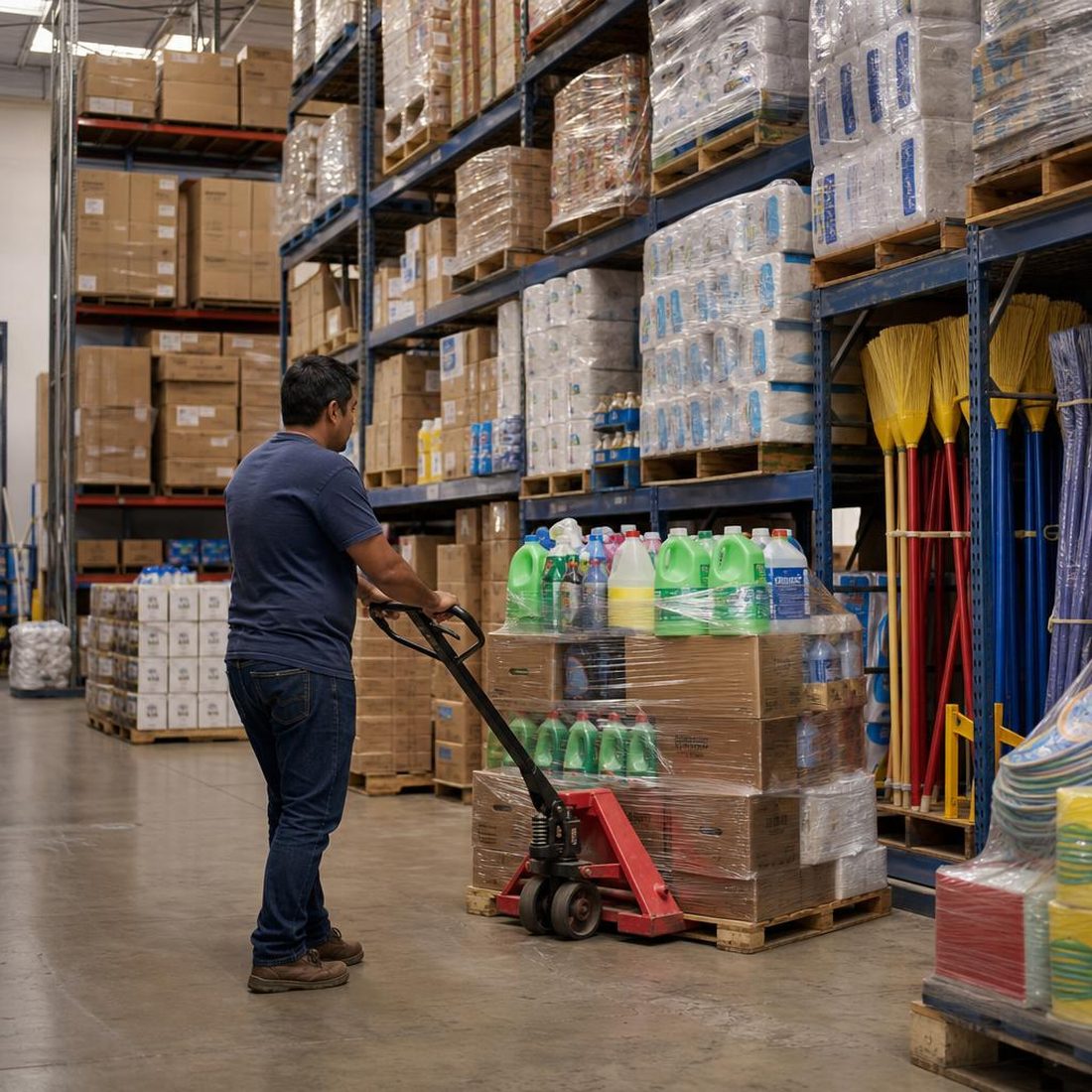 Almacén de producto de Todo para Papelería en México